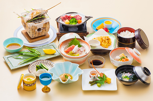 おおいたグルメ】黒毛和牛ミニステーキなど『基本会席』 スタンダードプラン(2食付)